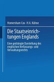 Die Staatseinrichtungen Englands (eBook, PDF)