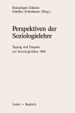 Perspektiven der Soziologielehre (eBook, PDF)