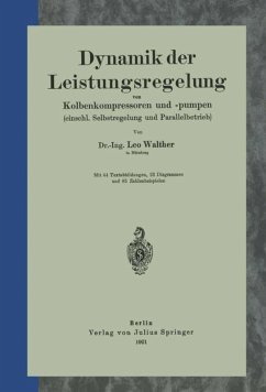 Cover Dynamik der Leistungsregelung von Kolbenkompressoren und -pumpen (einschl. Selbstregelung und Parallelbetrieb) (eBook, PDF)