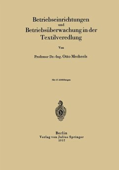 Cover Betriebseinrichtungen und Betriebsüberwachung in der Textilveredlung (eBook, PDF)