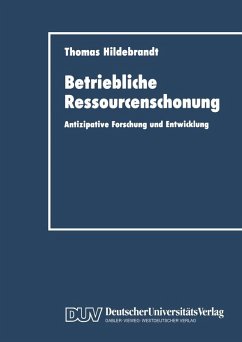 Betriebliche Ressourcenschonung (eBook, PDF) - Hildebrandt, Thomas