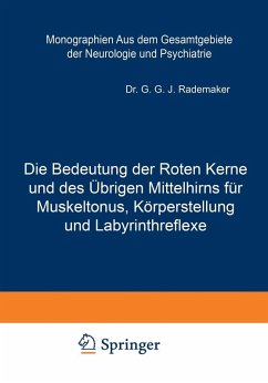 Cover Die Bedeutung der Roten Kerne und des Übrigen Mittelhirns für Muskeltonus, Körperstellung und Labyrinthreflexe (eBook, PDF)