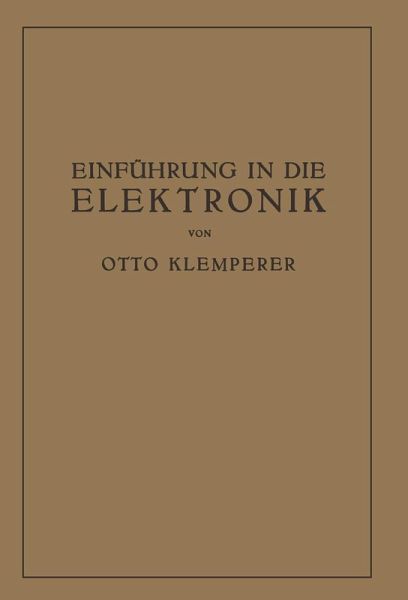 Einführung in die Elektronik (eBook, PDF)