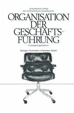 Cover Die Organisation der Geschäftsführung (eBook, PDF)