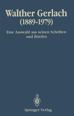 Walther Gerlach (1889-1979) (eBook, PDF)