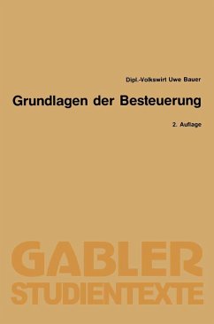 Grundlagen der Besteuerung (eBook, PDF) - Bauer, Uwe