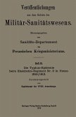 Die Typhus-Epidemie beim Eisenbahn-Regiment Nr. 3 in Hanau 1912/1913 (eBook, PDF)