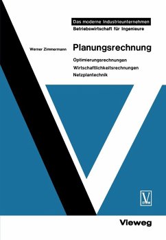 Planungsrechnung (eBook, PDF) - Zimmermann, Werner