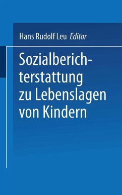 Cover Sozialberichterstattung zu Lebenslagen von Kindern (eBook, PDF)