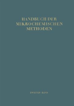 Handbuch der Mikrochemischen Methoden (eBook, PDF) - Broda, E.; Schönfeld, T.; Bernert, T.; Karlik, B.; Lintner, K.; Lauda, H.