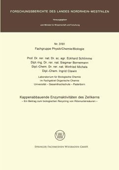Cover Kappenabbauende Enzymaktivitäten des Zellkerns (eBook, PDF)