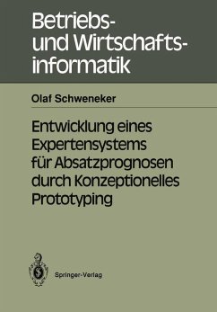 Cover Entwicklung eines Expertensystems für Absatzprognosen durch Konzeptionelles Prototyping (eBook, PDF)
