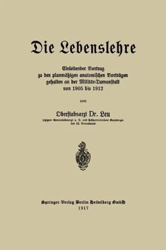Die Lebenslehre (eBook, PDF) - Leu, Reinhold