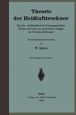 Theorie der Heißlufttrockner (eBook, PDF)
