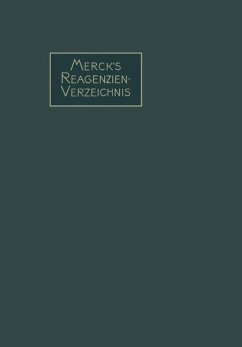 Merck's Reagenzien-Verzeichnis (eBook, PDF) - Merck, Emanuel