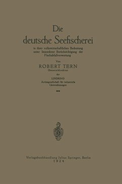 Cover Die deutsche Seefischerei (eBook, PDF)