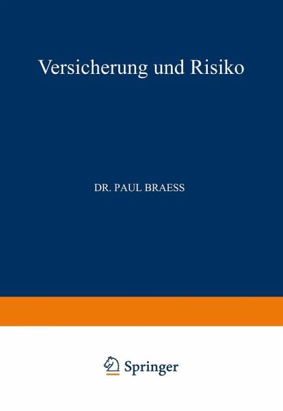 Versicherung und Risiko (eBook, PDF)