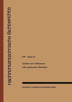 Systeme mit Nichtlinearen oder Gesteuerten Elementen / Systems with Non-Linear or Controllable Elements (eBook, PDF) - J. Wosnik, J. Wosnik
