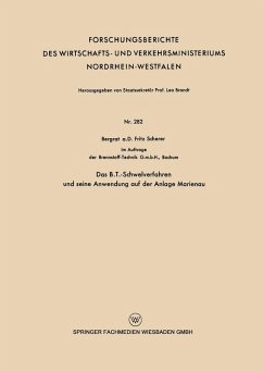 Cover Das B.T.-Schwelverfahren und seine Anwendung auf der Anlage Marienau (eBook, PDF)