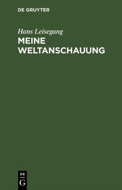Cover Meine Weltanschauung (eBook, PDF)