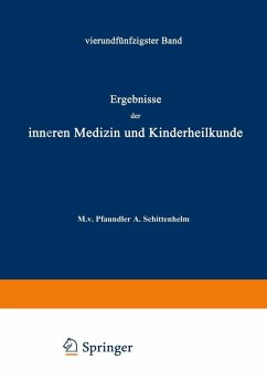 Cover Ergebnisse der Inneren Medizin und Kinderheilkunde (eBook, PDF)