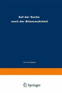 Auf der Suche nach der Bilanzwahrheit (eBook, PDF) - Zimmerer, Carl