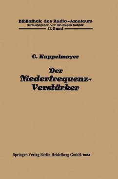 Cover Der Niederfrequenz-Verstärker (eBook, PDF)