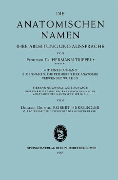 Cover Die anatomischen Namen (eBook, PDF)