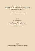 Untersuchungen zur Arbeitsbestgestaltung bei der Fertigstellung von Oberhemden in gewerblichen Wäschereien (eBook, PDF)