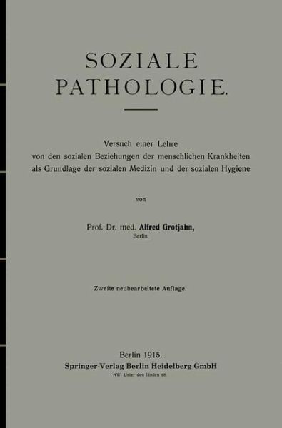 Soziale Pathologie (eBook, PDF)