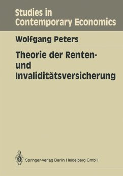Theorie der Renten- und Invaliditätsversicherung (eBook, PDF) - Peters, Wolfgang