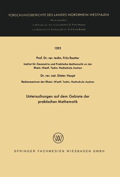 Cover Untersuchungen auf dem Gebiete der praktischen Mathematik (eBook, PDF)