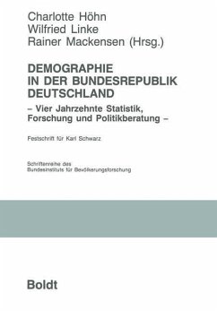 Cover Demographie in der Bundesrepublik Deutschland (eBook, PDF)
