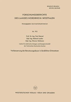 Verbesserung der Benutzungsdauer in ländlichen Ortsnetzen (eBook, PDF) - Denzel, Paul