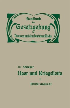 Heer und Kriegsflotte (eBook, PDF) - Schlauer, M.
