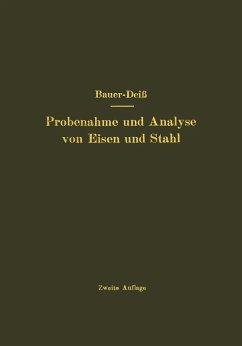 Cover Probenahme und Analyse von Eisen und Stahl (eBook, PDF)