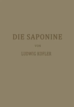 Die Saponine (eBook, PDF) - Kofler, Ludwig
