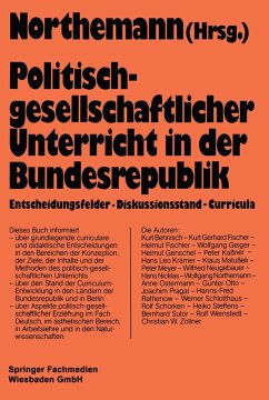 Cover Politisch-gesellschaftlicher Unterricht in der Bundesrepublik (eBook, PDF)
