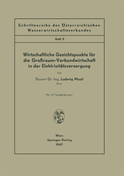Cover Wirtschaftliche Gesichtspunkte für die Großraum-Verbundwirtschaft in der Elektrizitätsversorgung (eBook, PDF)
