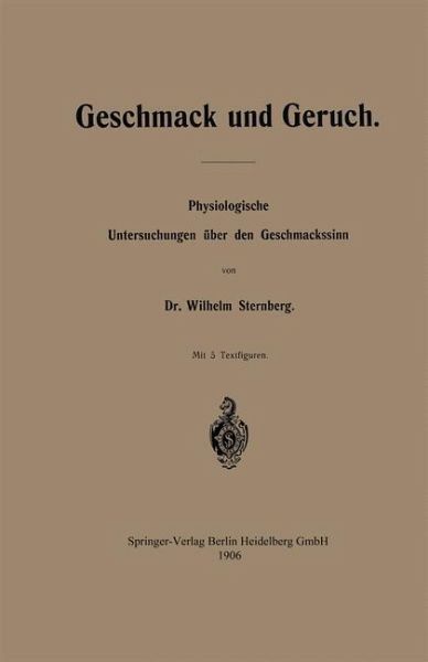 Geschmack und Geruch (eBook, PDF) Geschmack und Geruch (eBook, PDF)