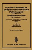 Gesetz über die Aufwertung von Hypotheken und anderen Ansprüchen (Aufwertungsgesetz) vom 16. Juli 1925 und Durchführungsverordnung vom 29. November 1925 (eBook, PDF)