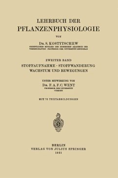 Stoffaufnahme · Stoffwanderung Wachstum und Bewegungen (eBook, PDF) - Kostytschew, S.; Went, F. A. F. C.