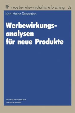 Werbewirkungsanalysen für neue Produkte (eBook, PDF) - Sebastian, Karl-Heinz