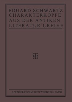 Cover Charakterköpfe aus der Antiken Literatur (eBook, PDF)