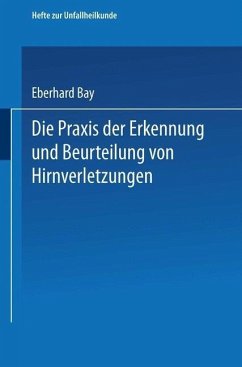 Cover Die Praxis der Erkennung und Beurteilung von Hirnverletzungen (eBook, PDF)