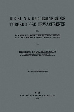 Cover Die Klinik der Beginnenden Tuberkulose Erwachsener (eBook, PDF)
