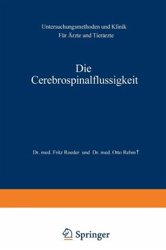 Die Cerebrospinalflüssigkeit (eBook, PDF) Cover Die Cerebrospinalflüssigkeit (eBook, PDF)
