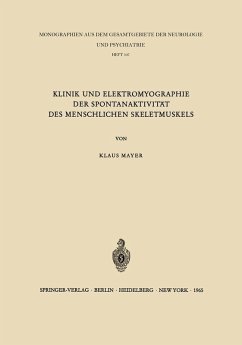 Cover Klinik und Elektromyographie der Spontanaktivität des Menschlichen Skeletmuskels (eBook, PDF)