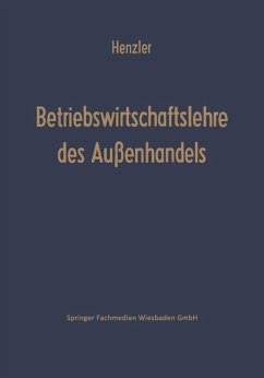 Cover Betriebswirtschaftslehre des Außenhandels (eBook, PDF)