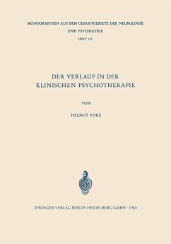 Der Verlauf in der Klinischen Psychotherapie (eBook, PDF) - Enke, Helmut